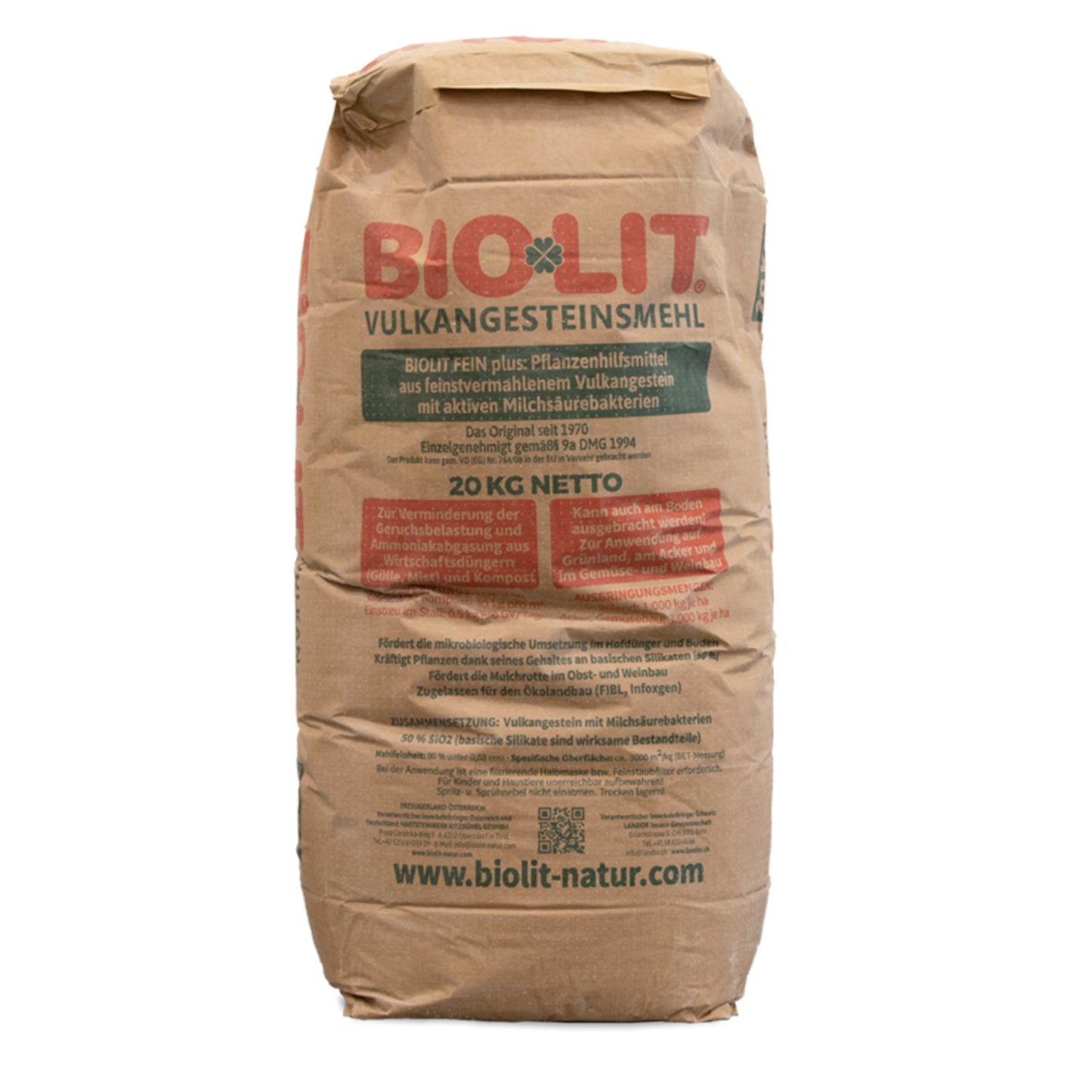 BIOLIT fein plus Steinmehl - 25kg