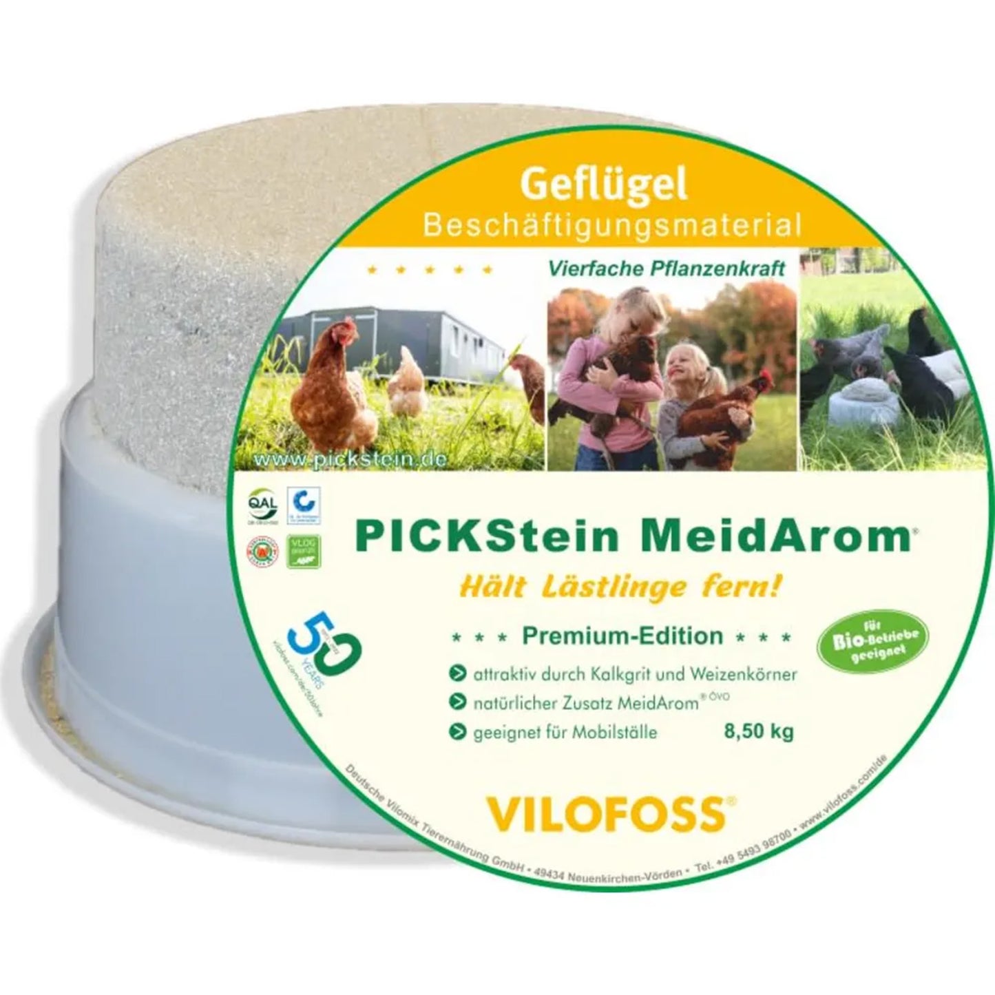 VILOFOSS® PICKStein MeidArom - Hält Lästlinge fern