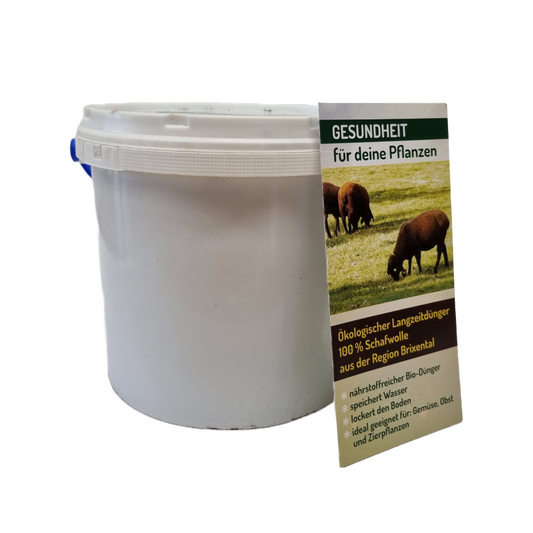 Ökologischer Langzeitdünger - Schafswolle
