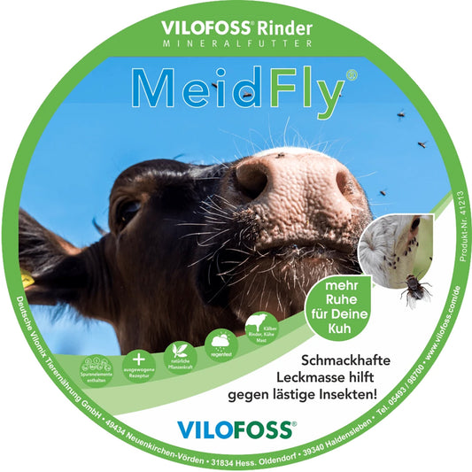MeidFly - Leckmasse gegen Fliegen für Rind  25kg Eimer